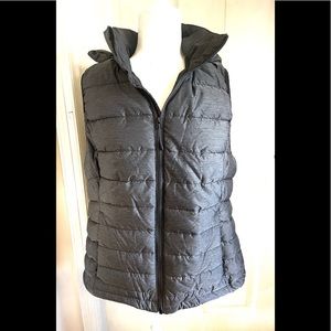 TANGERINE Dark Grey Winter Puffy Vest